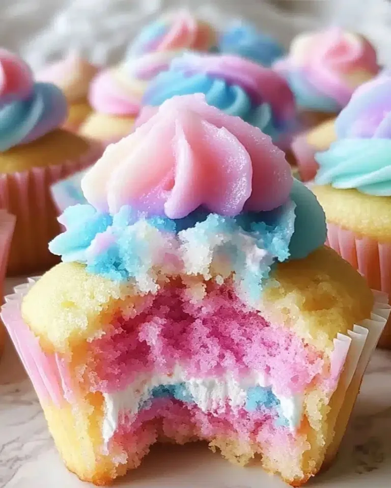 Best Fluffy Cotton Candy Cupcakes Ready in 30 Minutes
