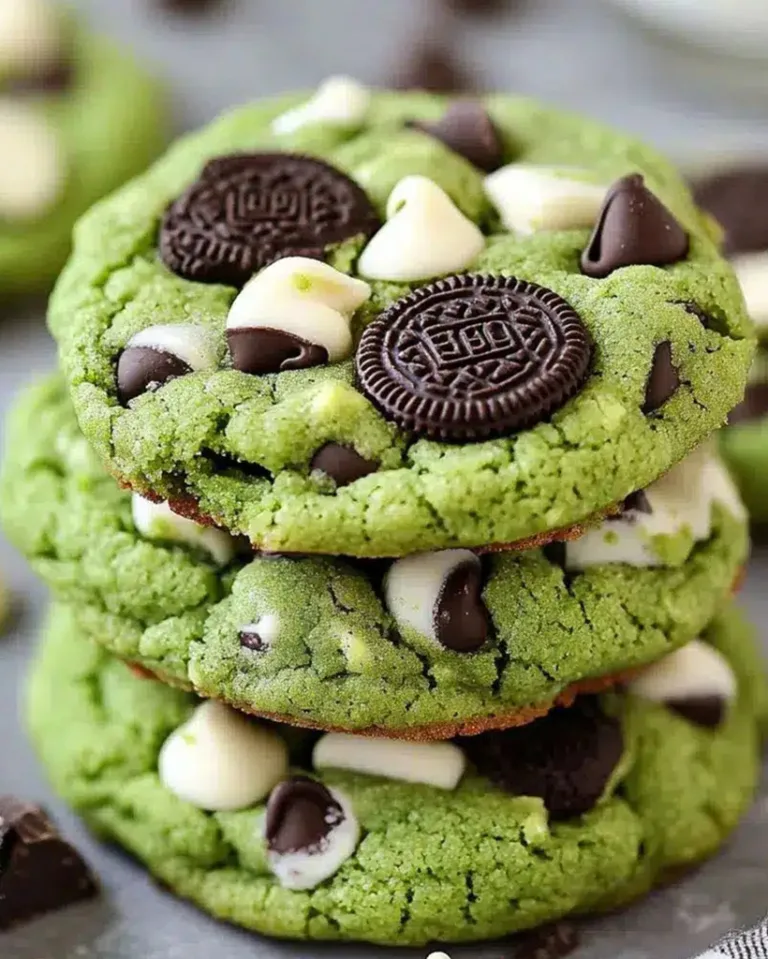 Easy Homemade Green Chocolate Chip Cookies Ready in 30 Minutes