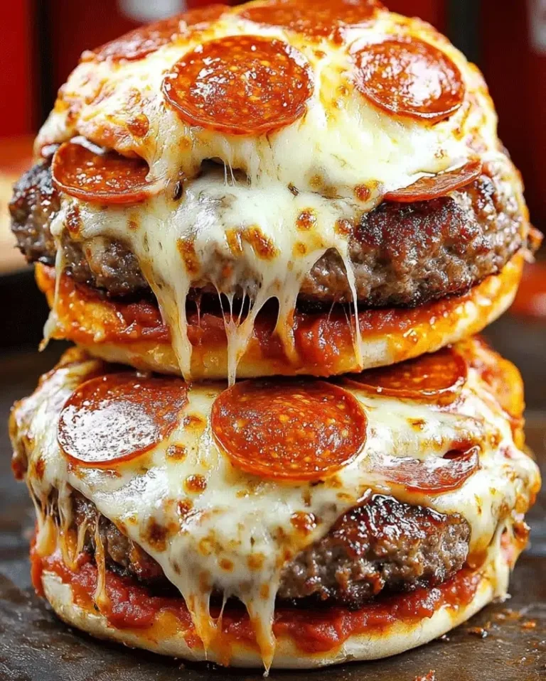 Ultimate Homemade Pizza Burger Recipe Ready in 30 Minutes