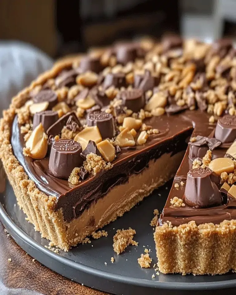 Easy Irresistible Peanut Butter Cup Pie Recipe – No-Bake Delight