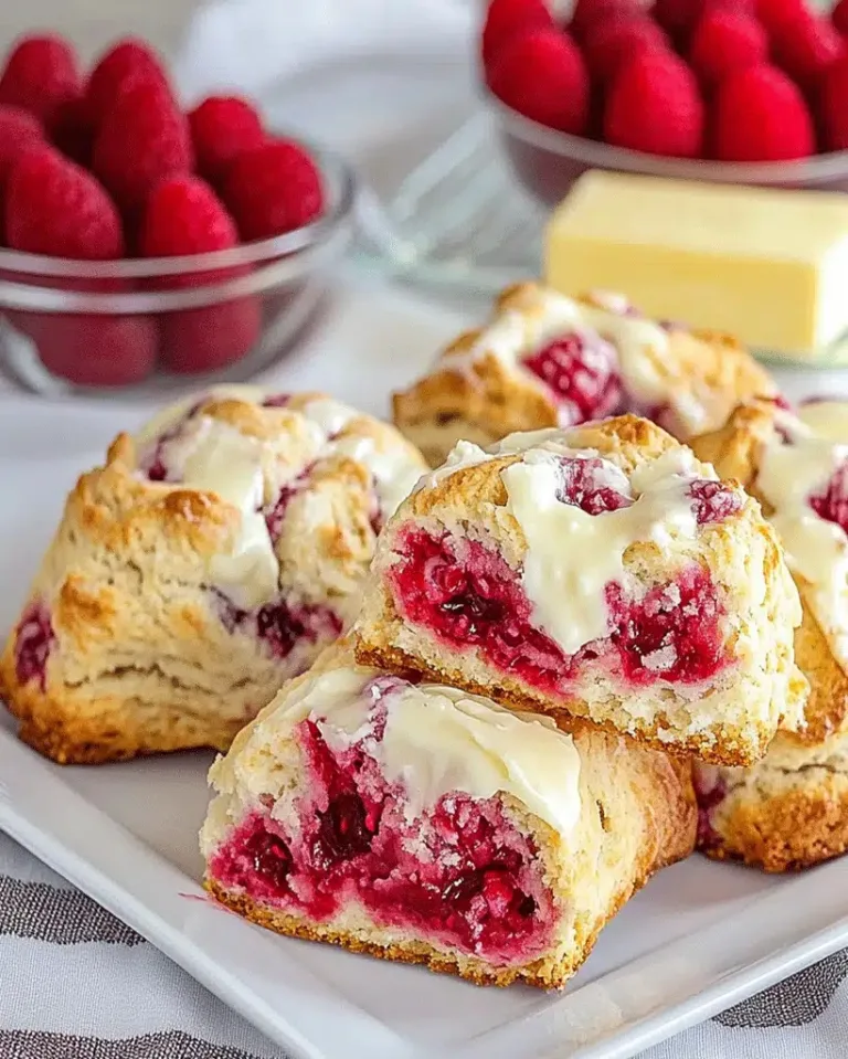 Ultimate Raspberry White Chocolate Scones Ready in 30 Minutes