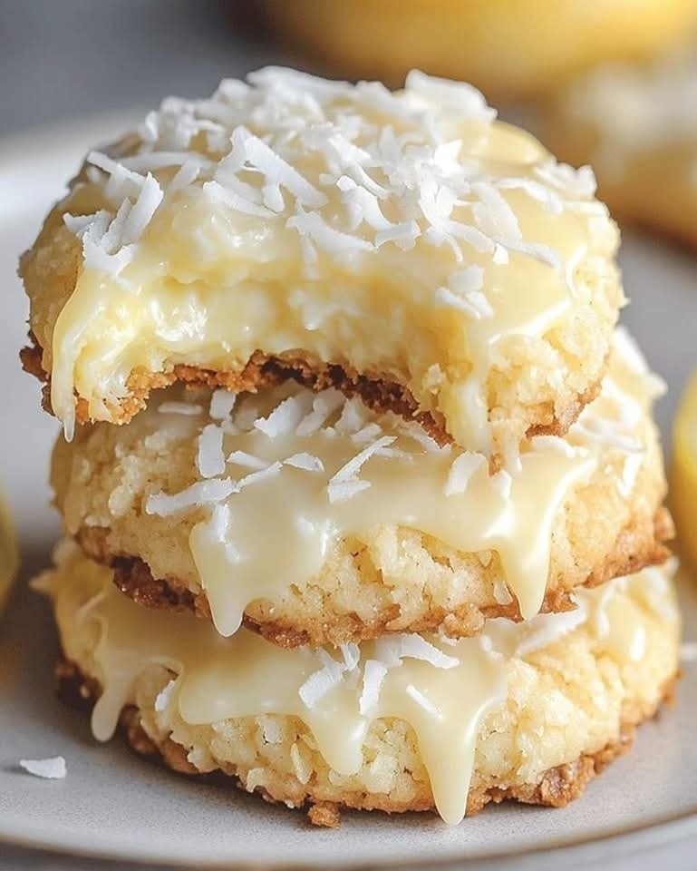 Easy Lemon Coconut Cheesecake Cookies – Ready in 30 Minutes