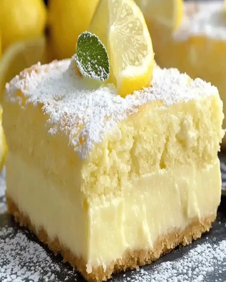 Easy Lemon Custard Cake – Ready in 30 Minutes