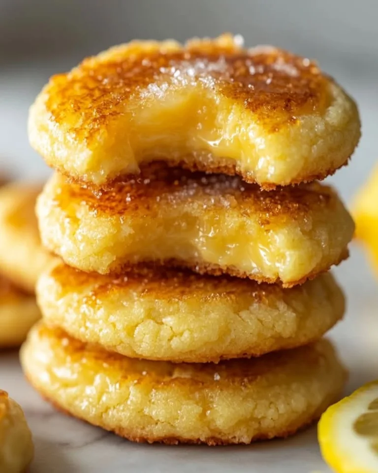 Ultimate Luscious Lemon Curd Crème Brûlée Cookies Ready in 30 Minutes