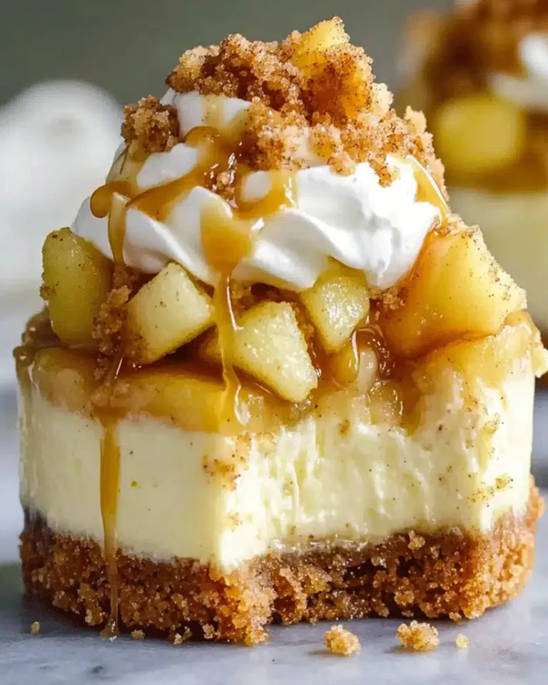 Easy Mini Caramel Apple Cheesecake Bites Ready in 30 Minutes