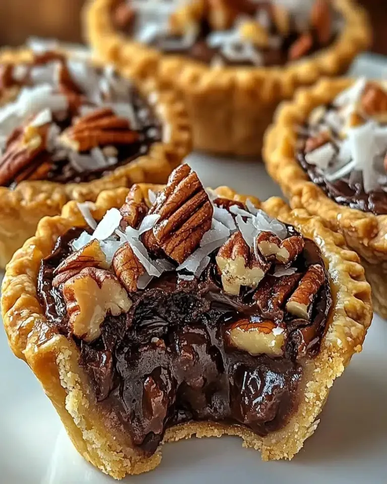 Ultimate Mini Chocolate Coconut Pecan Tarts Ready in 30 Minutes
