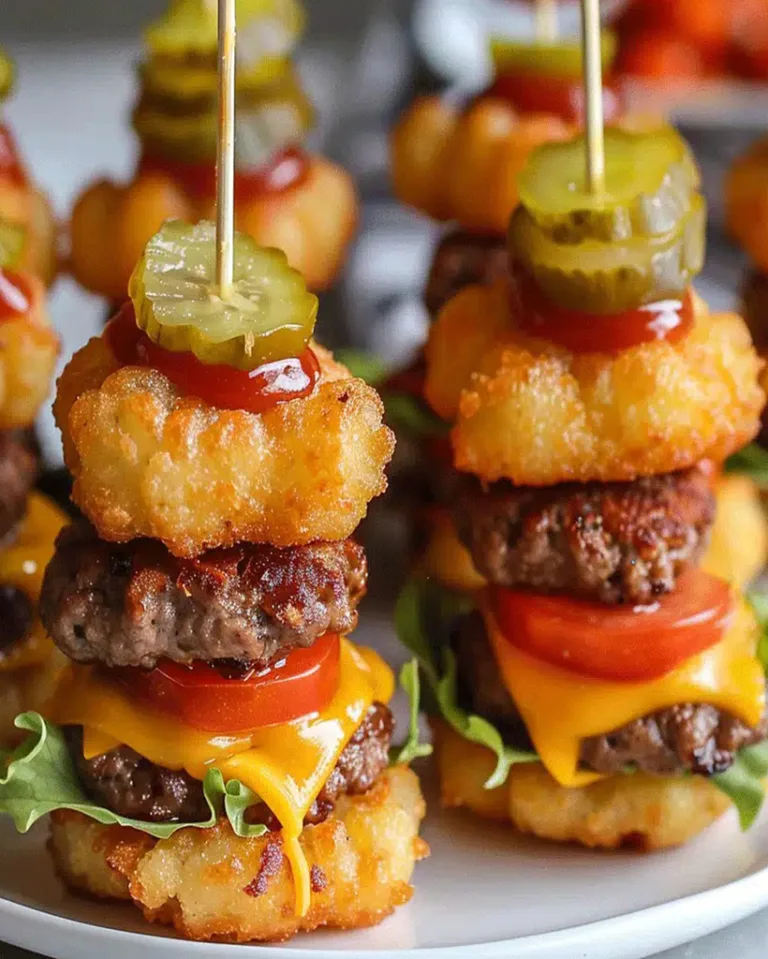 Easy Mini Tater Tot Cheeseburgers Ready in 30 Minutes