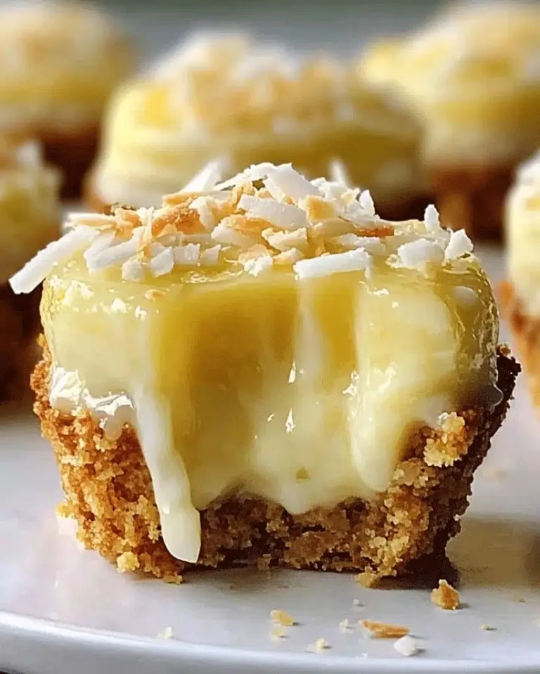Easy No-Bake Lemon Coconut Mini Pie Recipe Ready in 30 Minutes