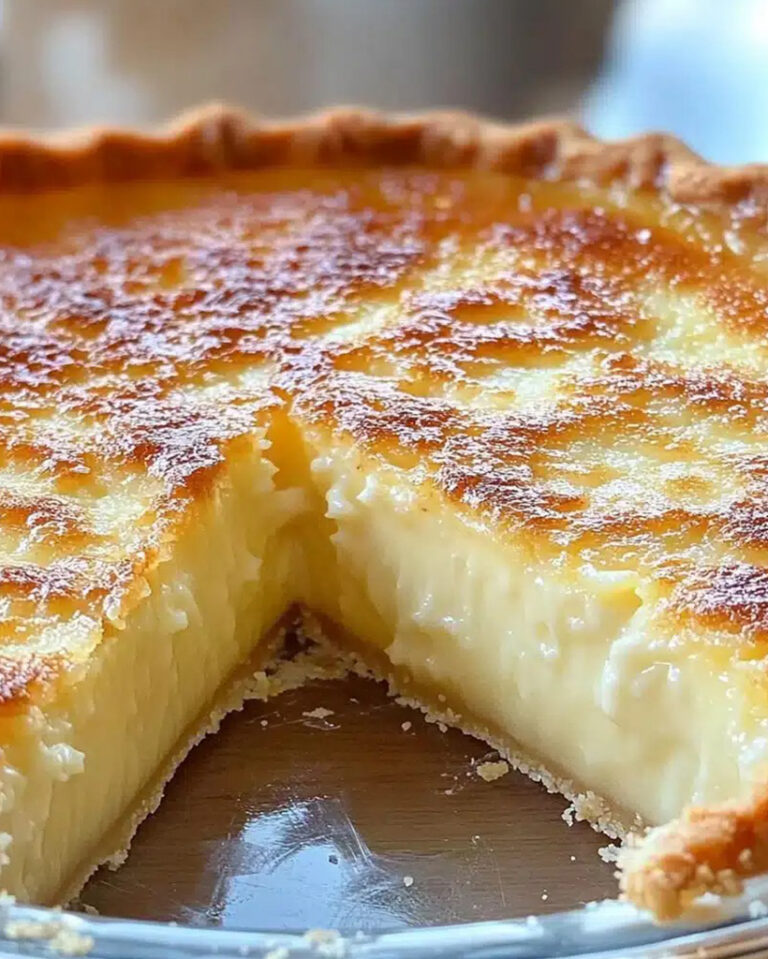 Classic Old-Fashioned Egg Custard Pie Ready in 30 Minutes