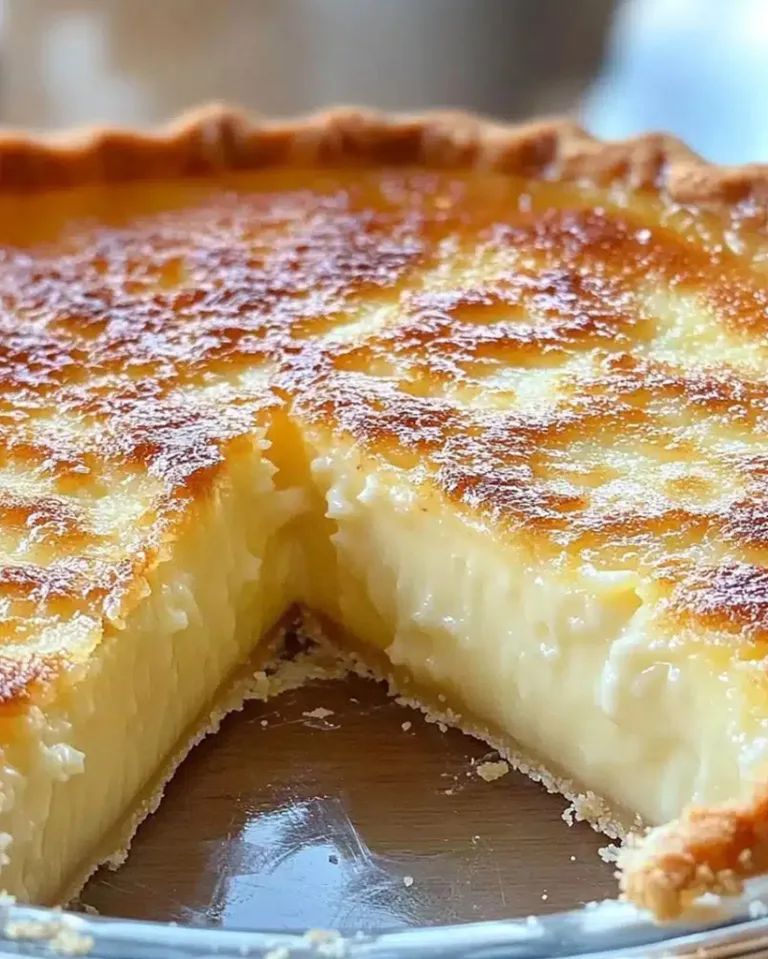 Classic Old-Fashioned Egg Custard Pie Recipe – Ready in 30 Minutes