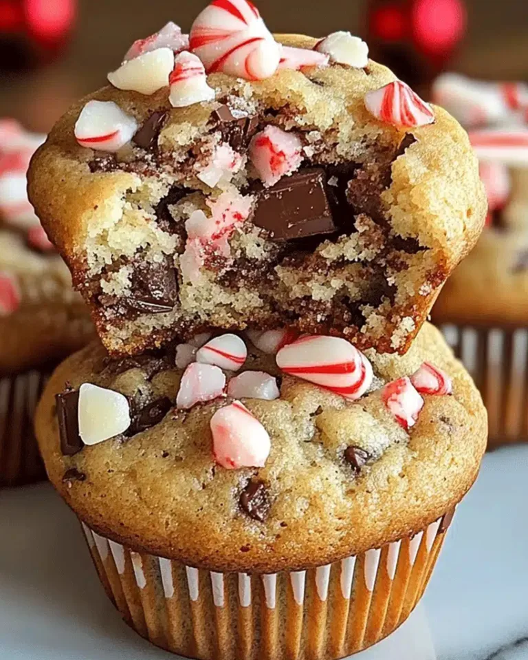 Easy Peppermint Chocolate Chunk Muffins Ready in 30 Minutes