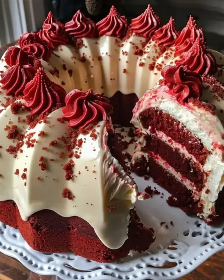 Ultimate Red Velvet Cheesecake Bundt Cake – Family Favorite
