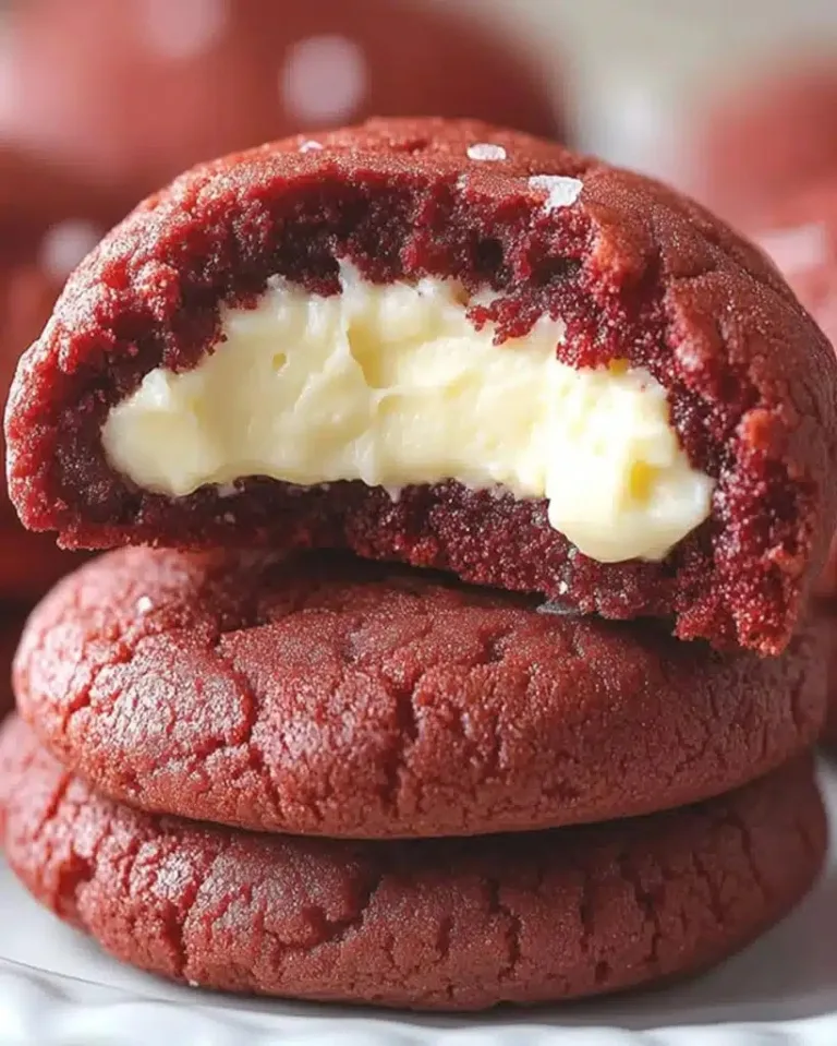 Best Red Velvet Cheesecake Stuffed Cookies Recipe Ready in 30 Minutes