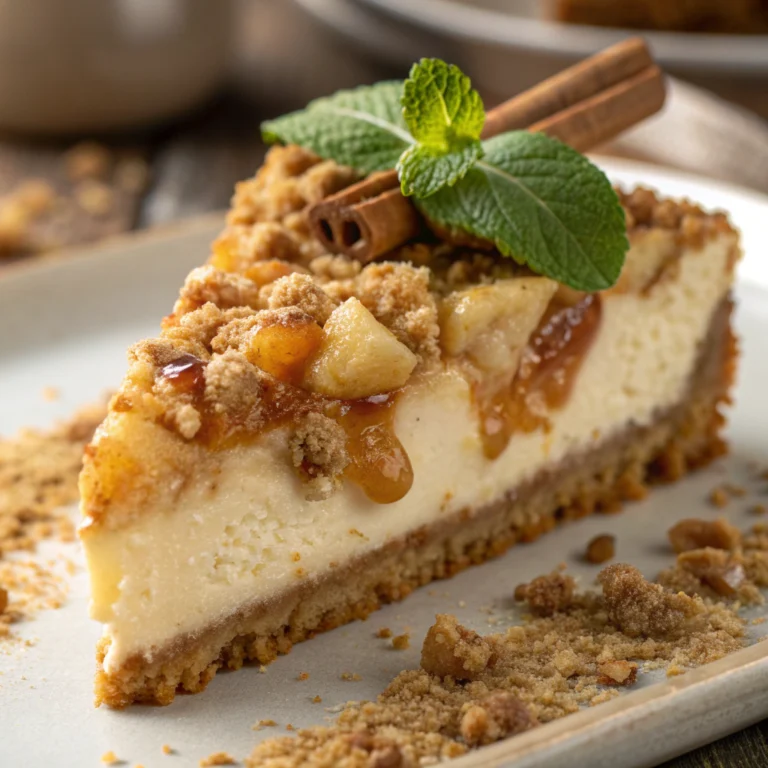 Best Apple Crumble Cheesecake Recipe
