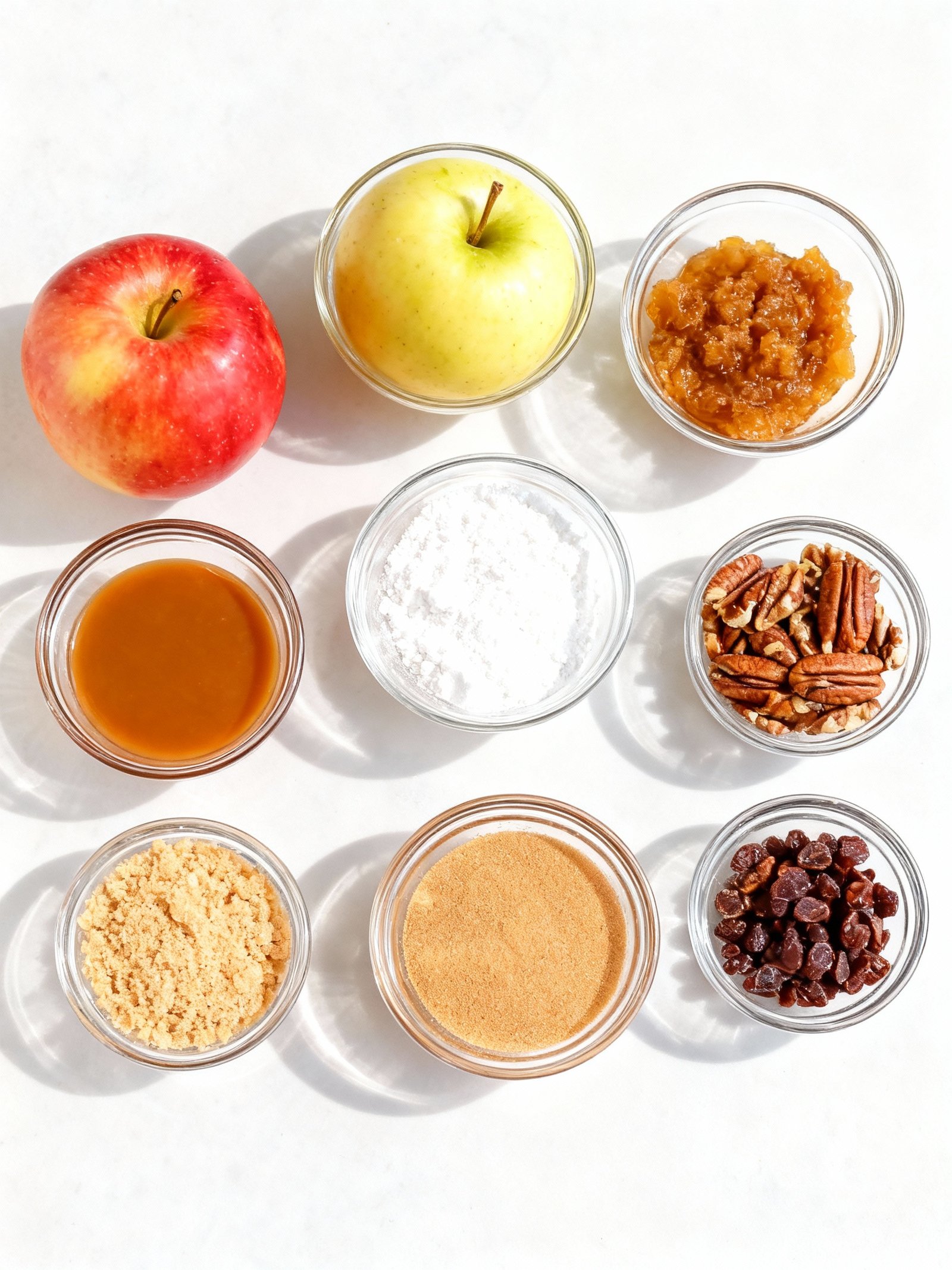 Apple Pecan Cake With Caramel Glaze ingredients