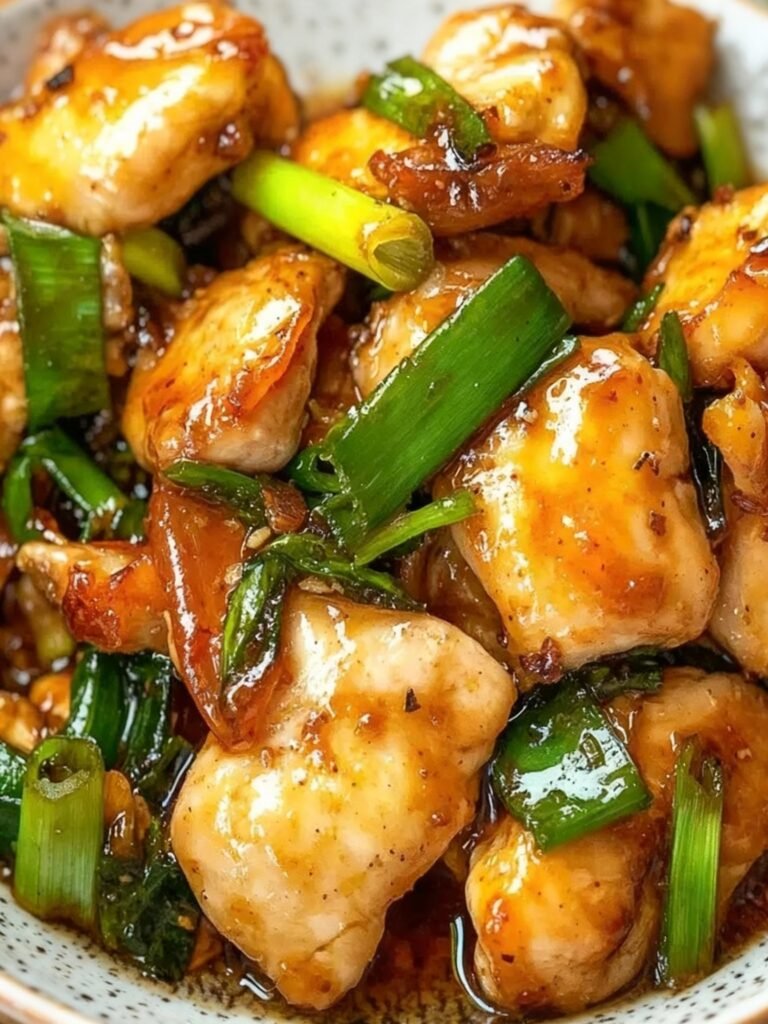 Asian-Inspired Scallion Chicken Stir-Fry Recipe