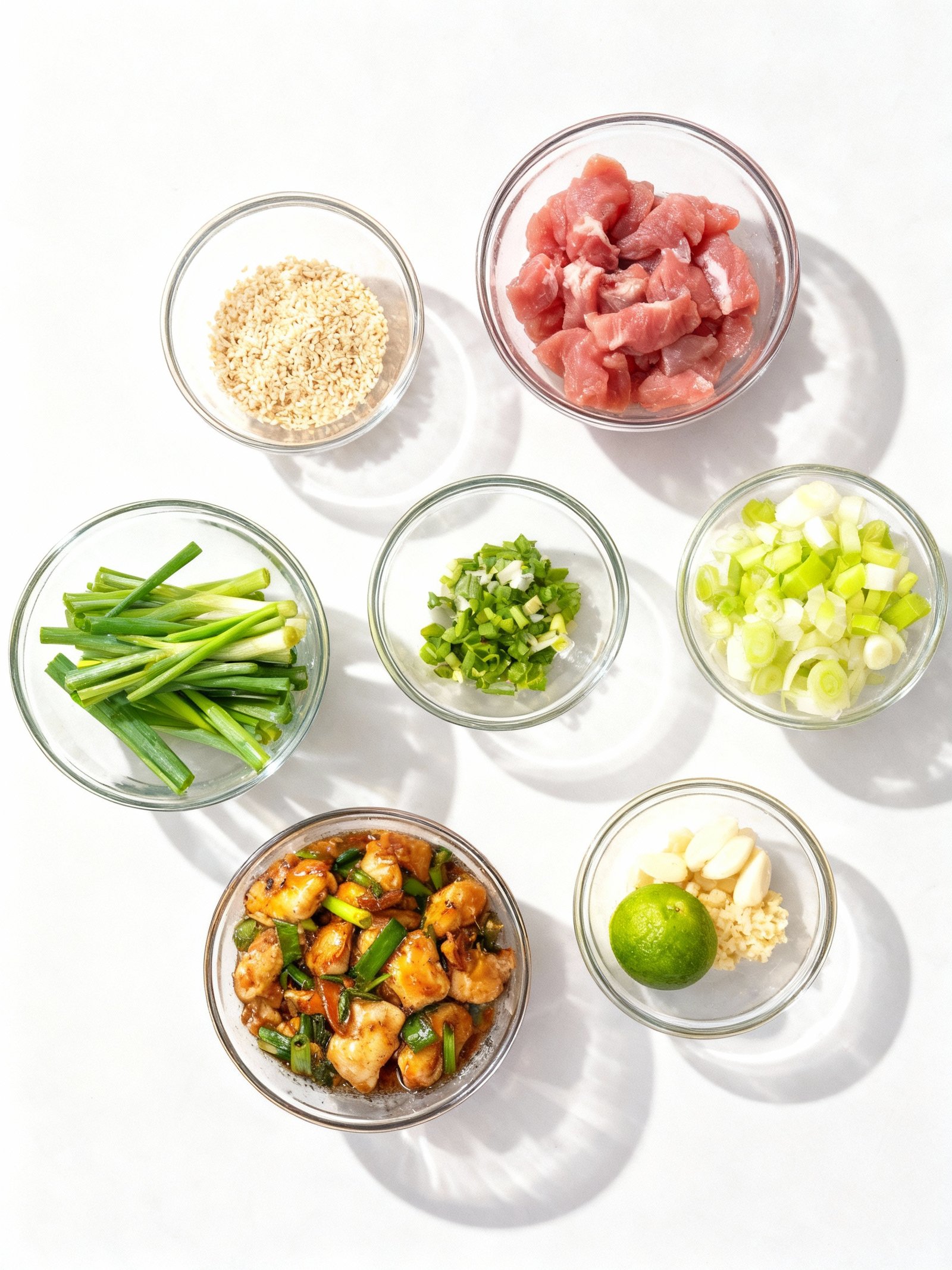 Asian-Inspired Scallion Chicken Stir-Fry Recipe ingredients