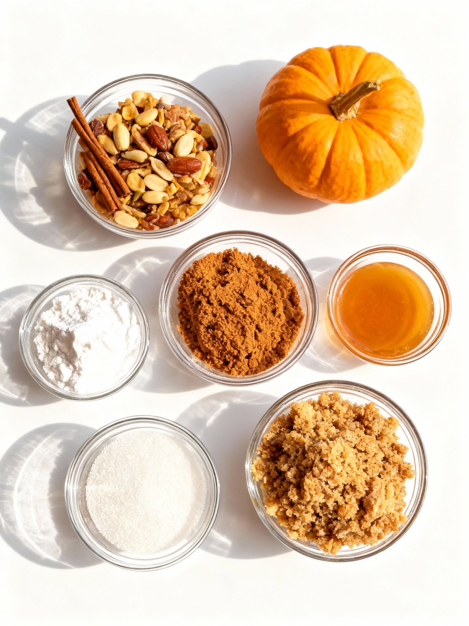 Autumn Pumpkin Spice Crumble Cake ingredients