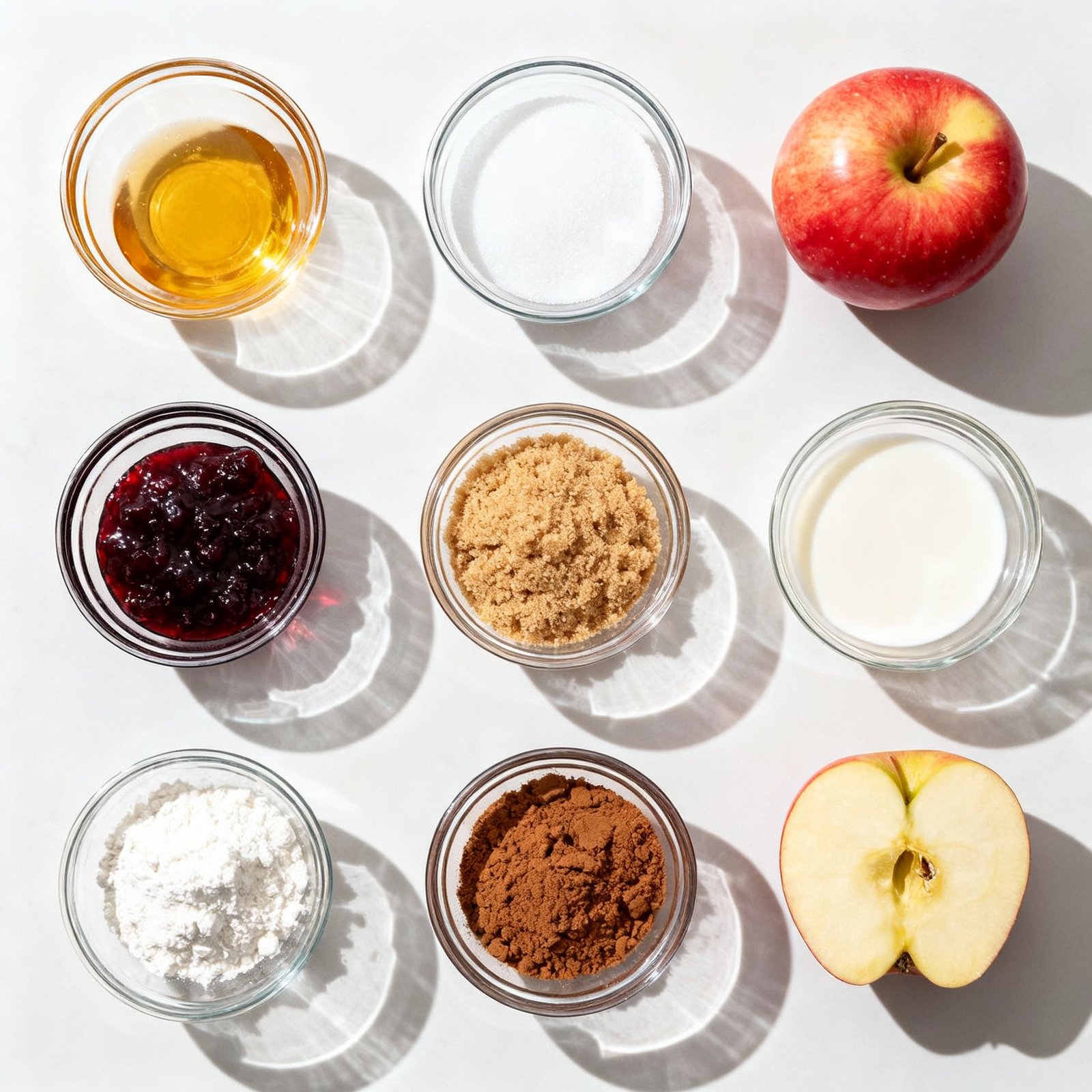 Baked Apple Fritters ingredients