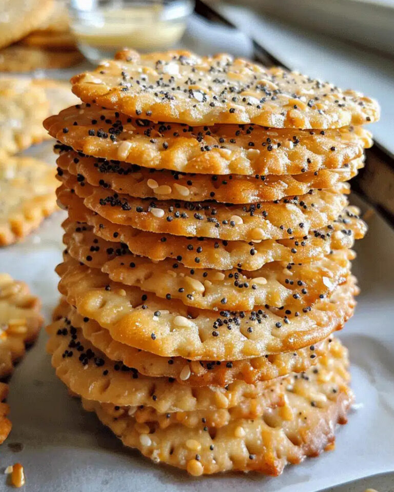 Easy Black Pepper Asiago Crackers Ready in 30 Minutes
