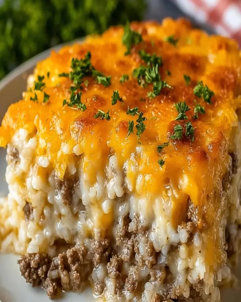 Ultimate Cheesy Ground Beef and Rice Casserole Ready in 30 Minutes