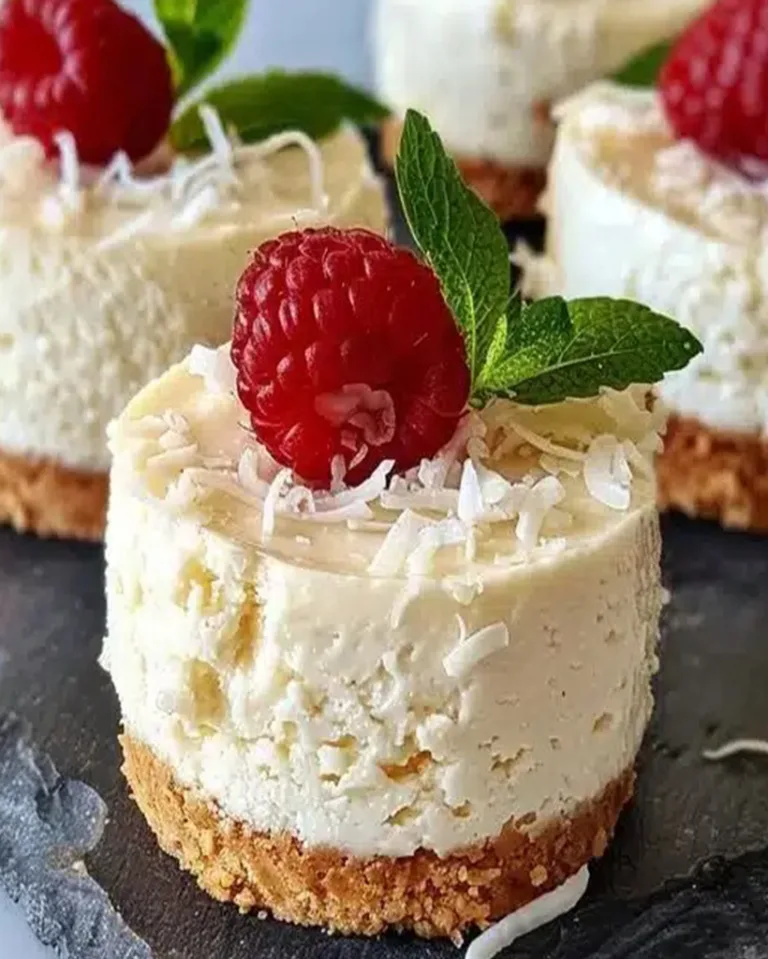 Best Coconut Milk Mini Cheesecakes – No-Bake Delight
