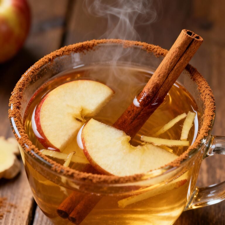 Cozy Cinnamon Apple Tea with Ginger