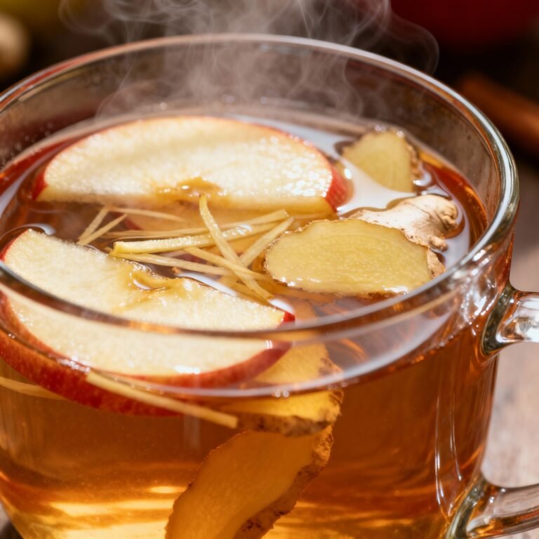 Cozy Cinnamon Apple Tea with Ginger