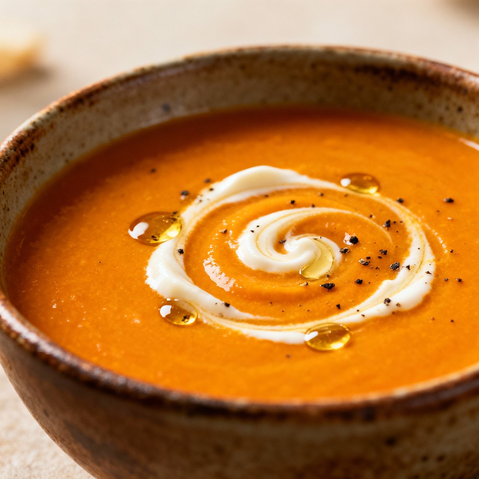 Creamy Pumpkin Soup – Cozy Fall Favorite finished