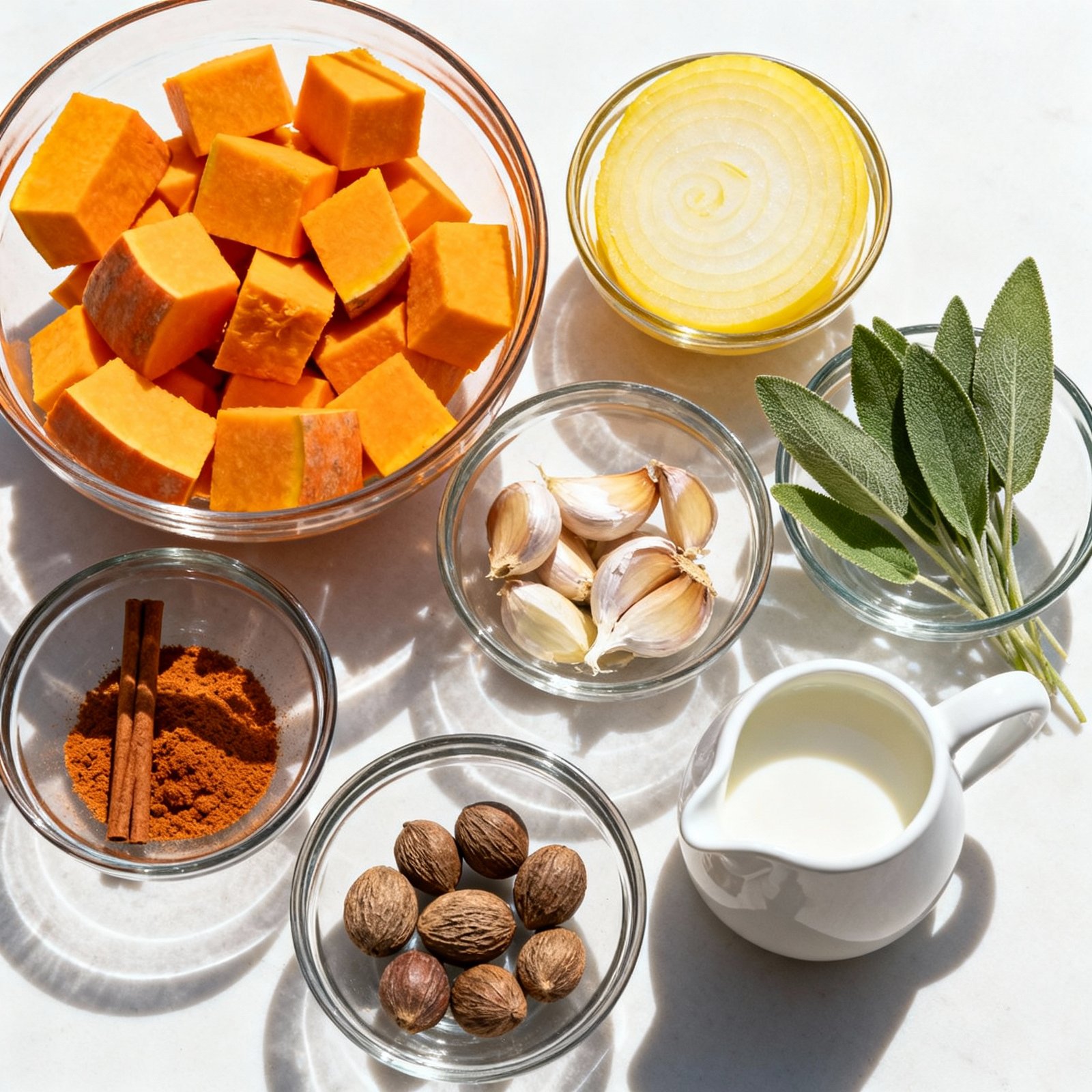 Creamy Pumpkin Soup – Cozy Fall Favorite ingredients