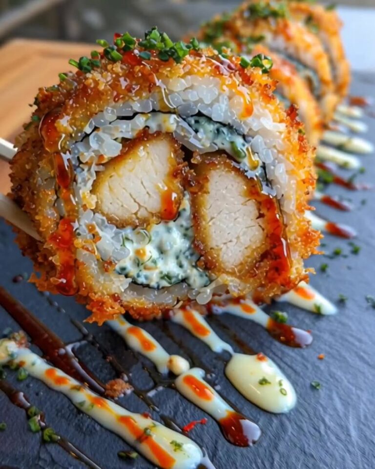 Easy Japanese-inspired Sushi with Crispy Chicken (Ready in 30 Minutes)