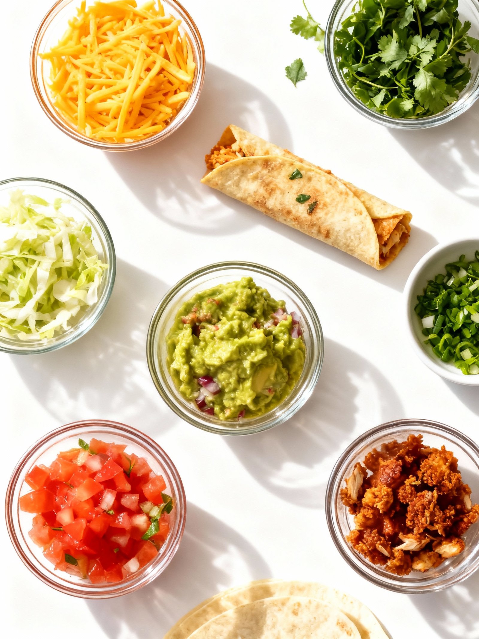 Crispy Oven-Baked Chicken Taquitos ingredients
