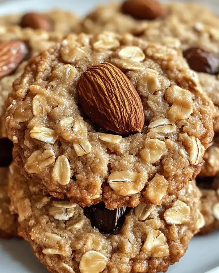 Easy Crunchy Almond Oat Cookies Ready in 30 Minutes