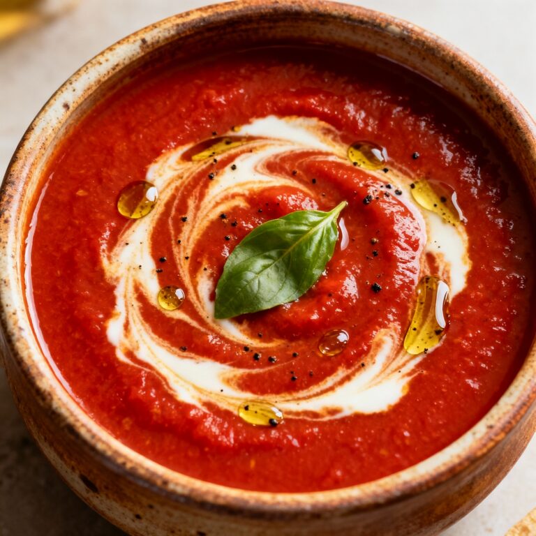 Easy Homemade Roasted Tomato Soup