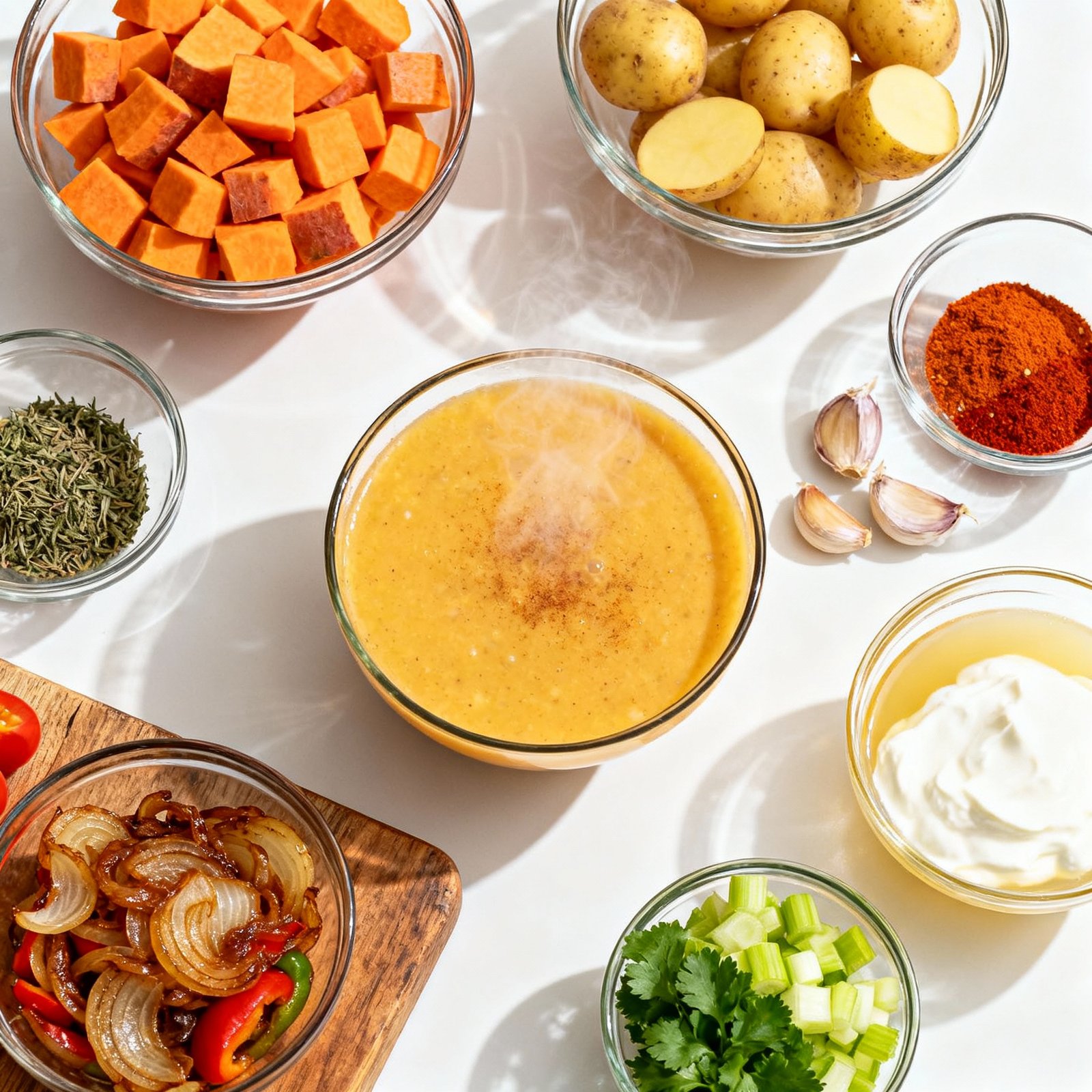 Fall-Inspired Hearty Cajun Potato Soup ingredients