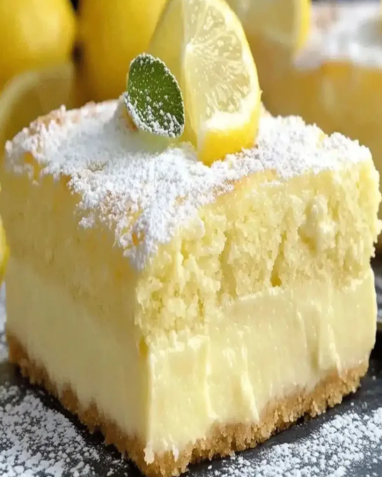 Easy Lemon Custard Cake Ready in 30 Minutes