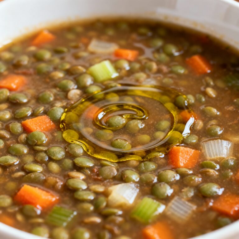 Mediterranean Lentil Soup (Easy & Healthy!)