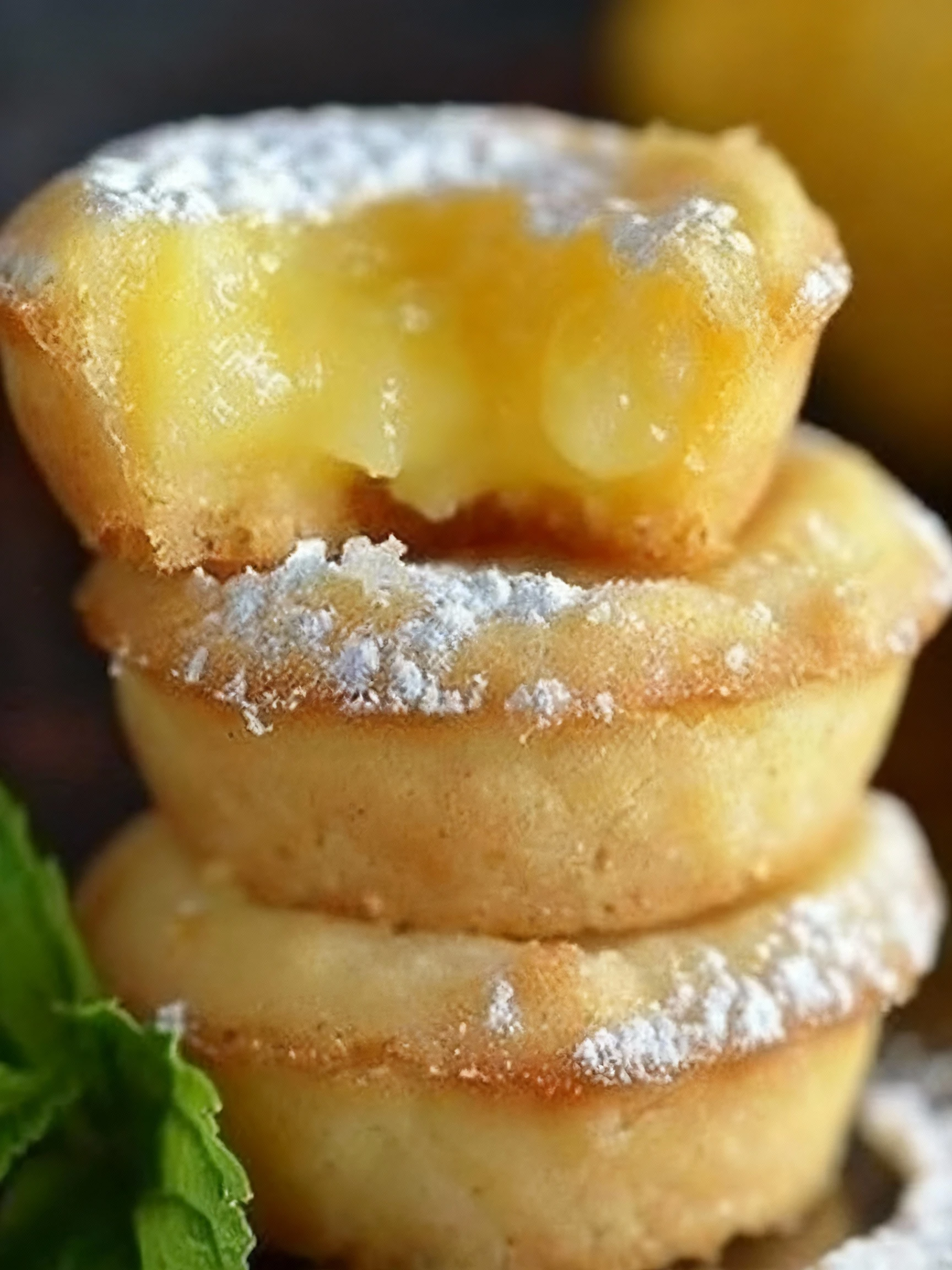 Mouthwatering Lemon Bar Cookie Cups finished