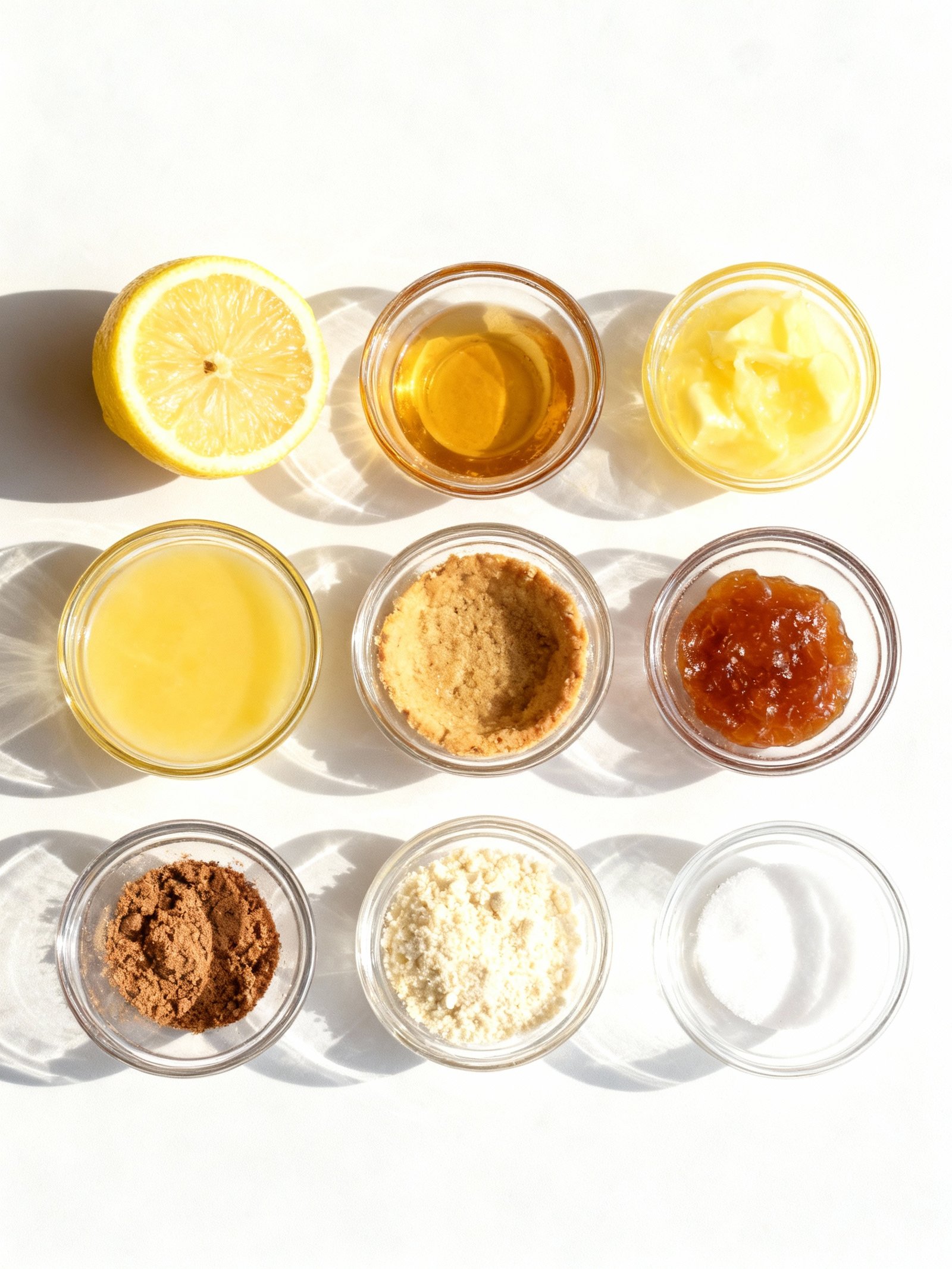 Mouthwatering Lemon Bar Cookie Cups ingredients