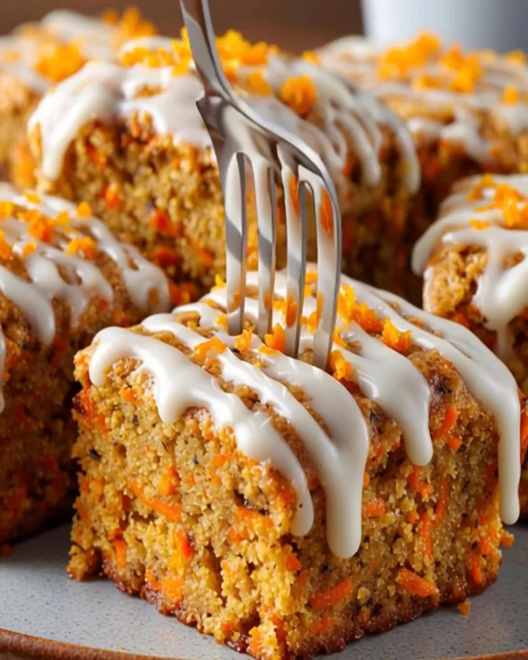 Easy No Sugar Cottage Cheese Carrot Cake Bars Ready in 30 Minutes