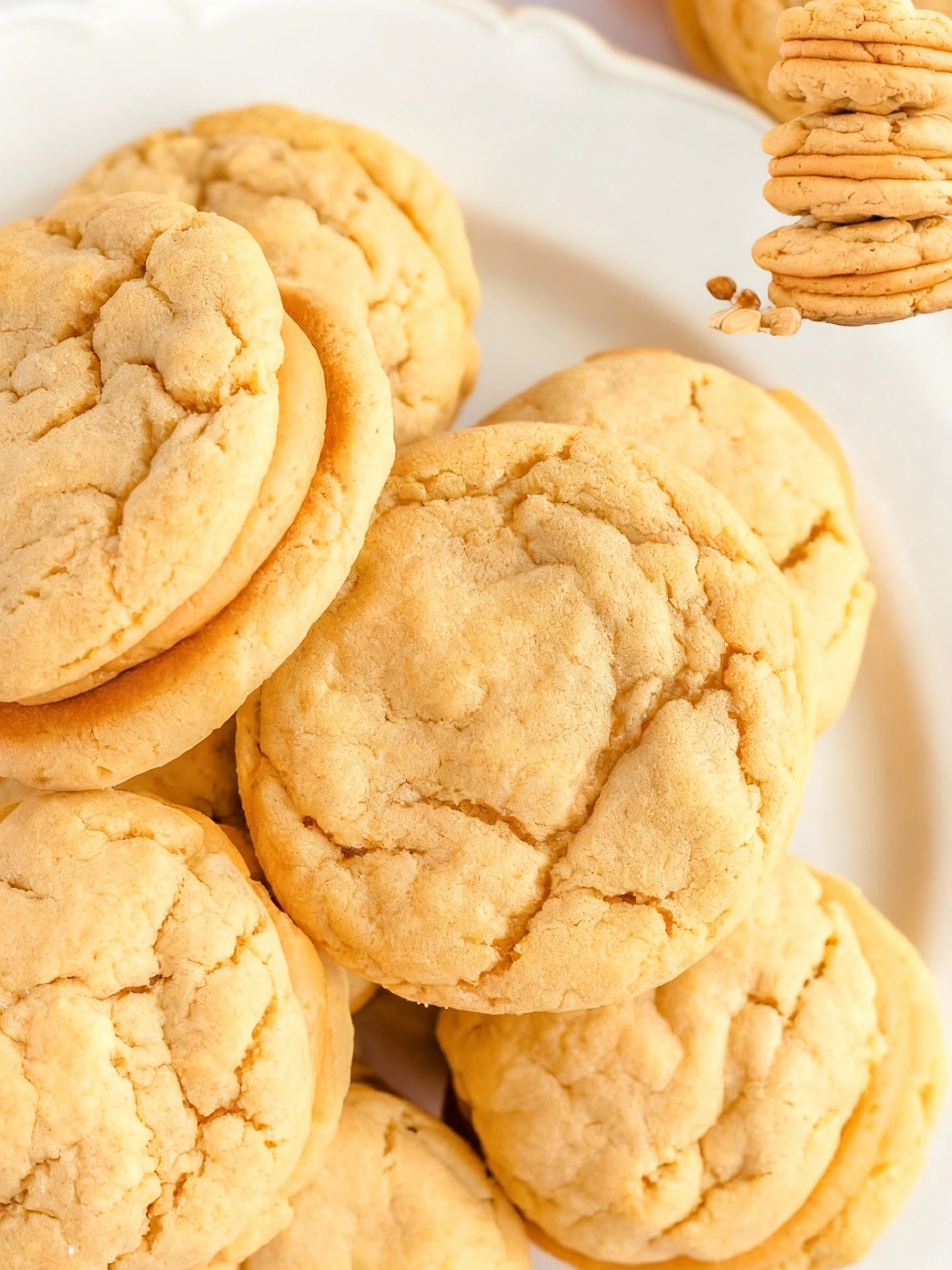 These Peanut Butter Sandwich Cookies are soft and chewy with a creamy peanut butter filling. The perfect treat for peanut butter lovers finished