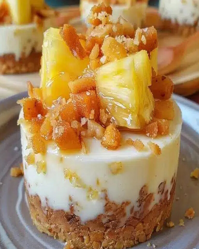 Easy Pineapple Coconut Cheesecake Minis Ready in 30 Minutes