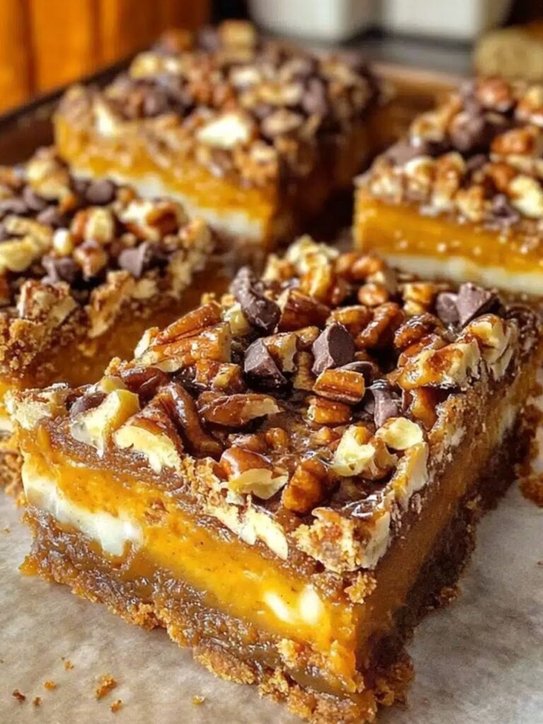 Pumpkin Cheesecake Heaven Bars Recipe