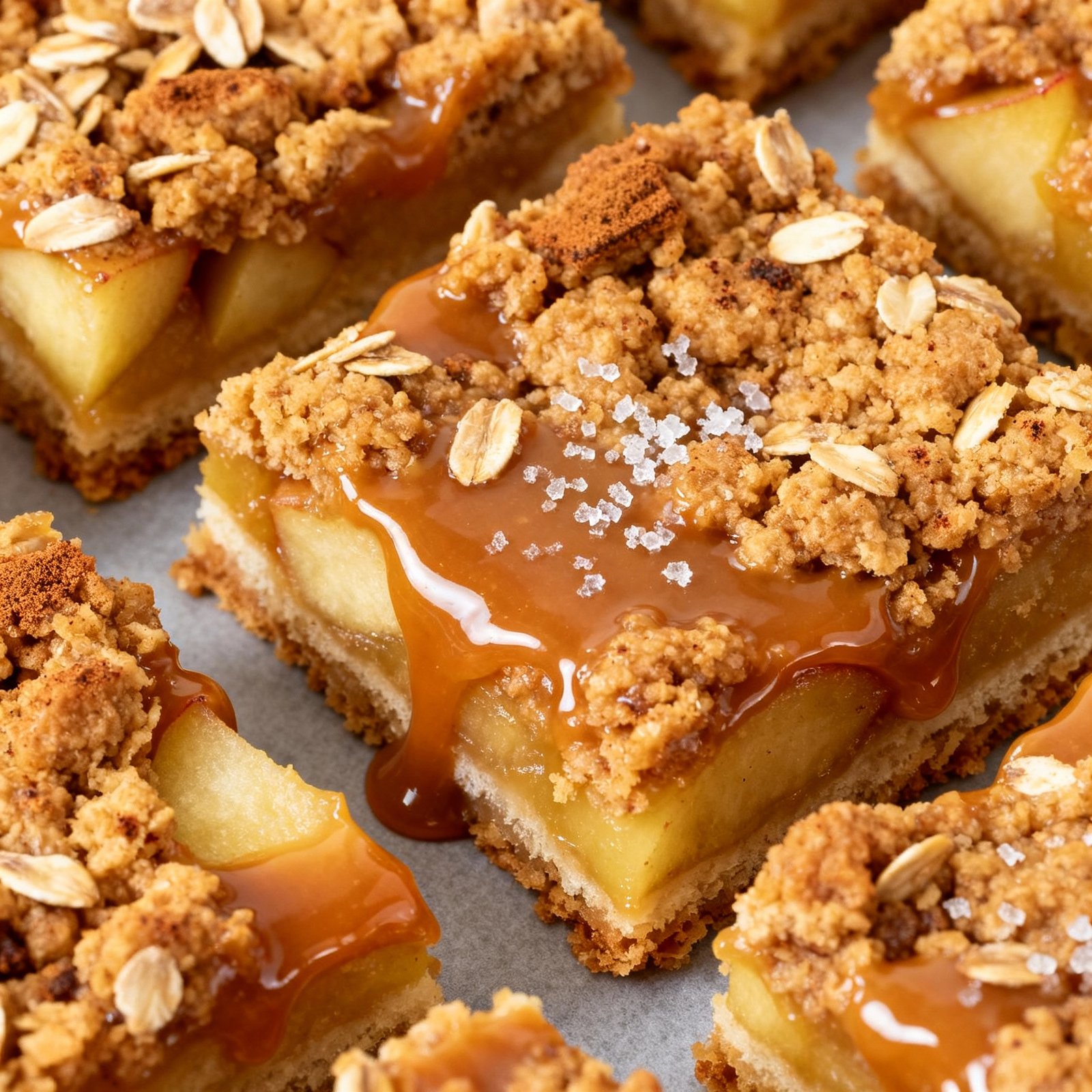 Salted Caramel Apple Crumble Bars Fall Treat: Get Addicted in 45 Min finished