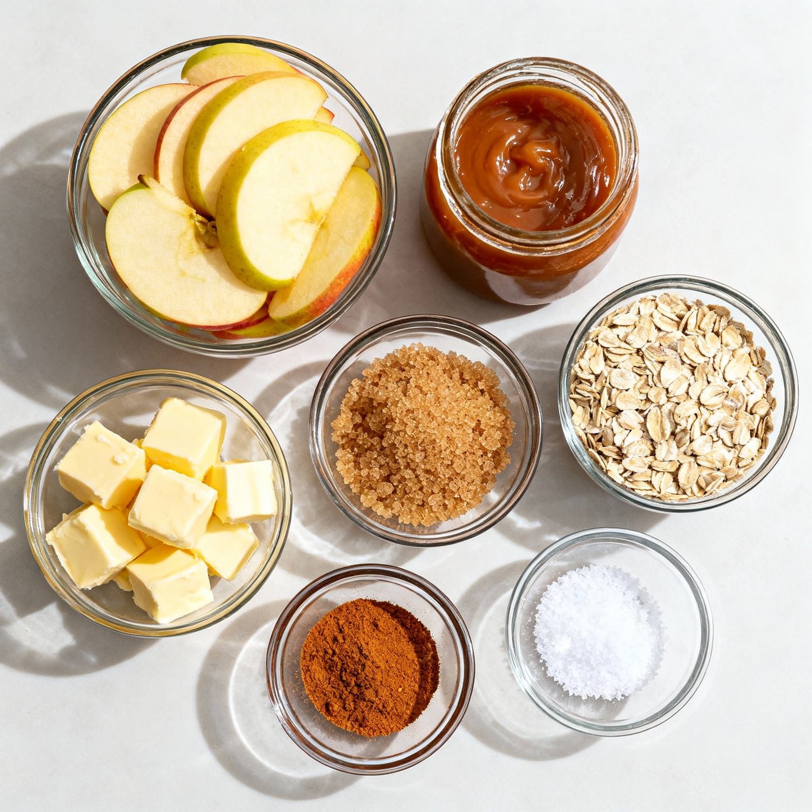 Salted Caramel Apple Crumble Bars Fall Treat: Get Addicted in 45 Min ingredients