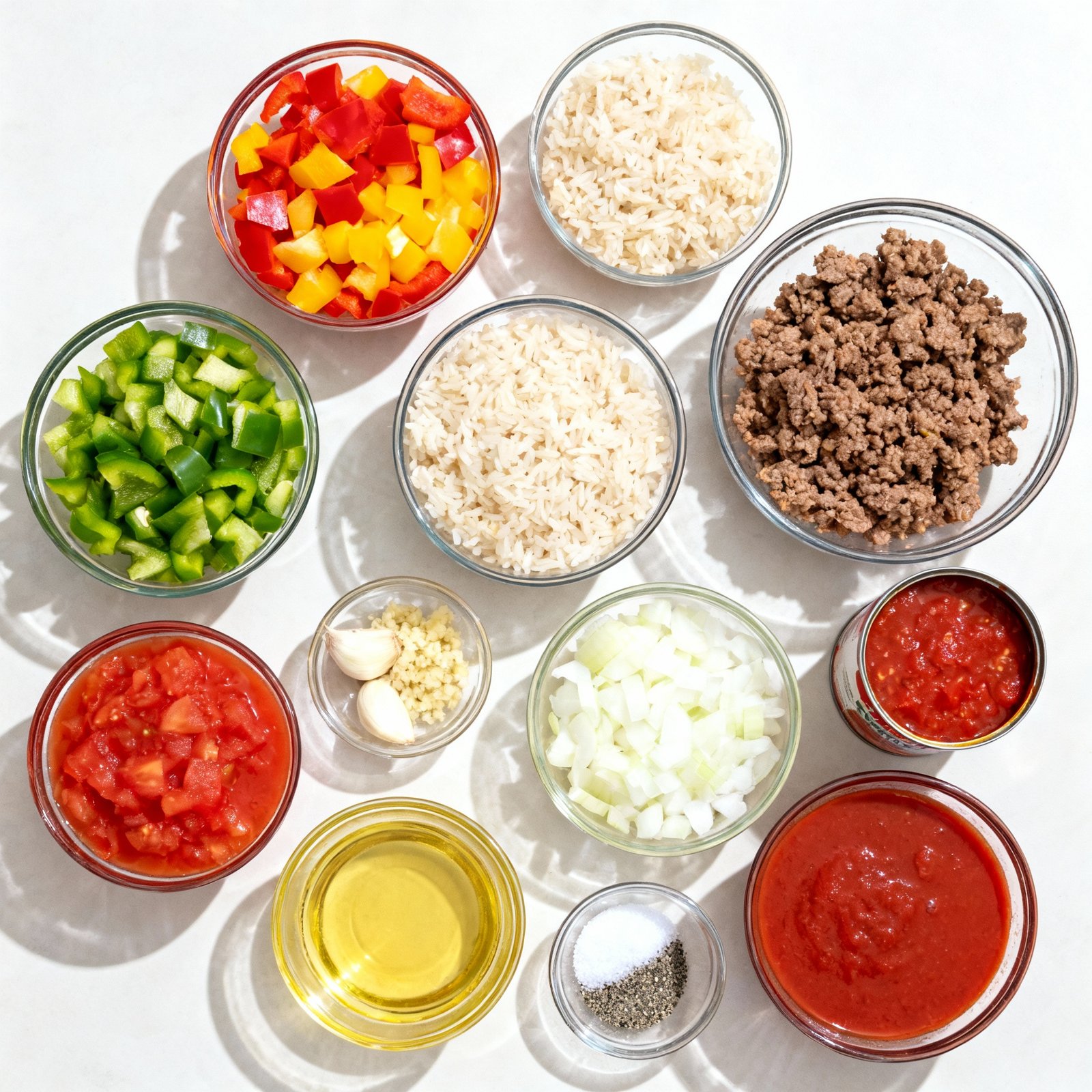 Stuffed Pepper Soup ingredients