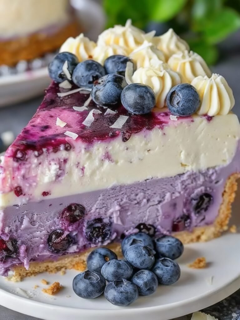 White Chocolate Blueberry Cheesecake Recipe