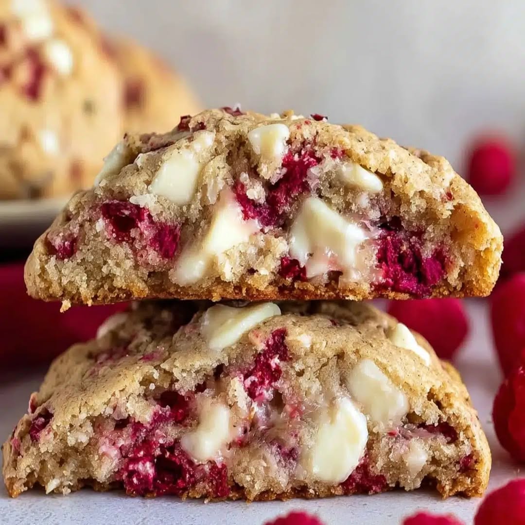 Best Soft Chewy White Chocolate Raspberry Cookies Ready in 30 Minutes