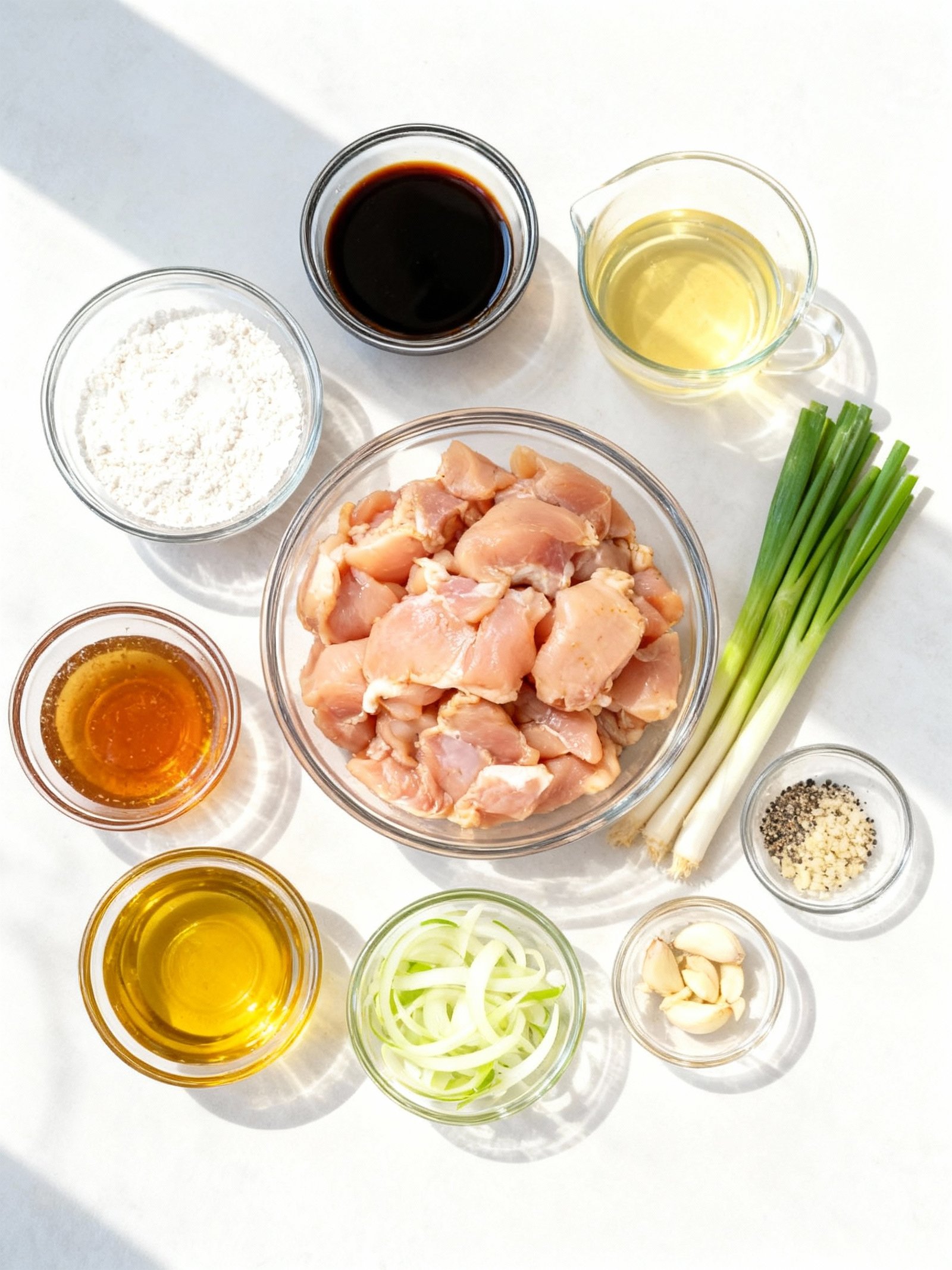Asian Scallion Chicken Stir-Fry ingredients