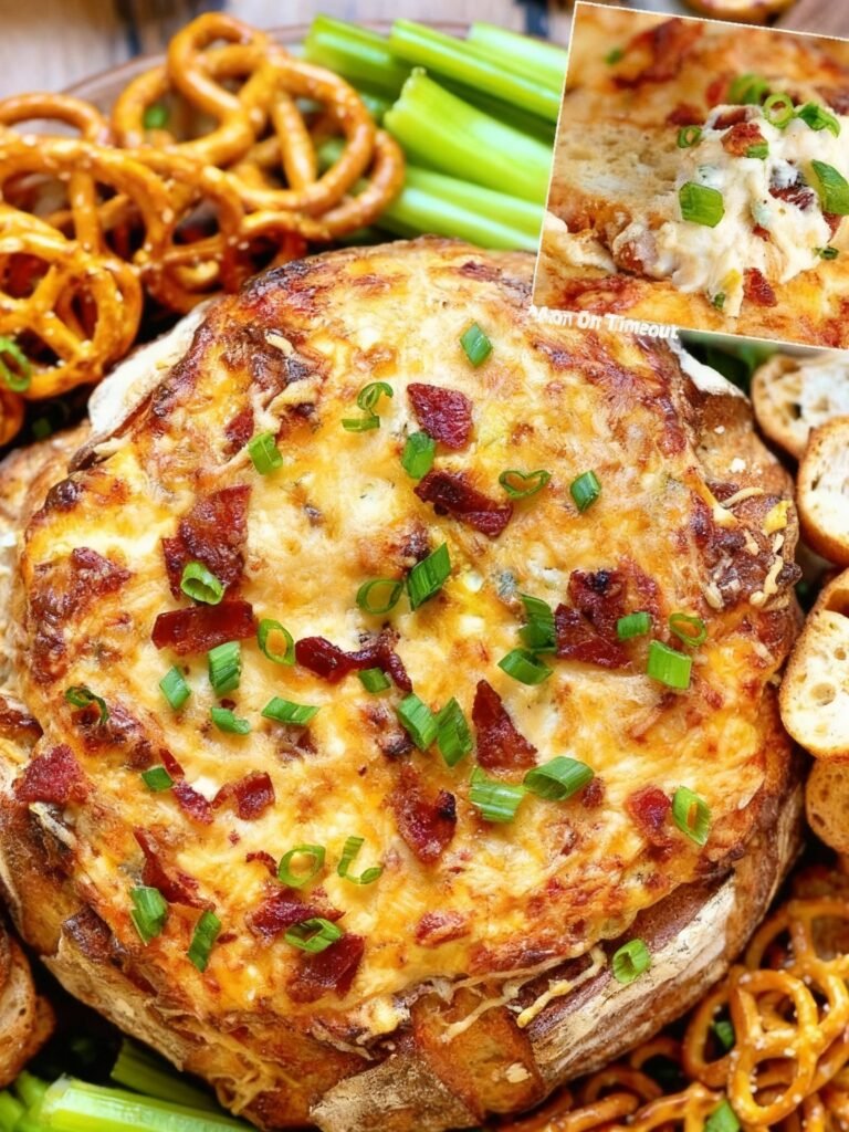 Cheesy Hot Bacon Dip Recipe
